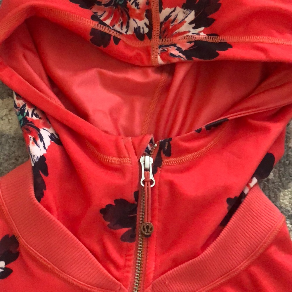 Flowered Lululemon Jacket - Picture 3 of 5